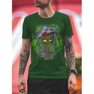 Мъжка тениска Oscar the Grouch - Zombie
